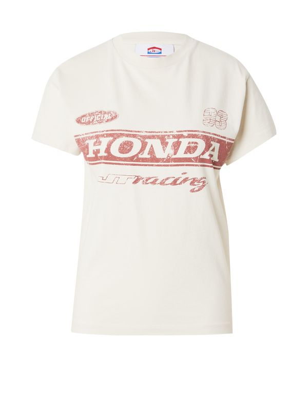 TOPSHOP TOPSHOP Majica 'License Honda'  ecru / oksid