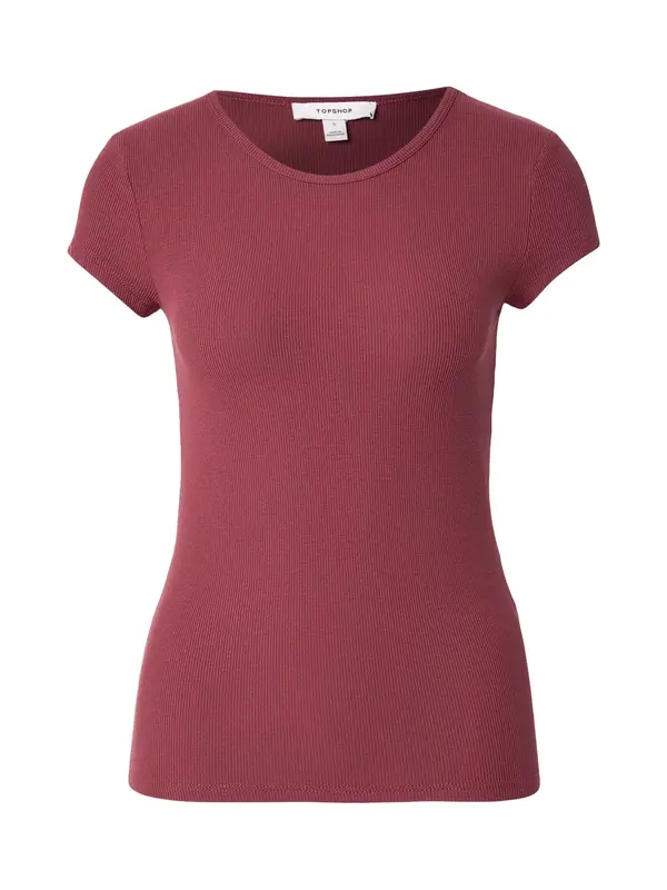 TOPSHOP TOPSHOP Majica 'PREMIUM'  bordo
