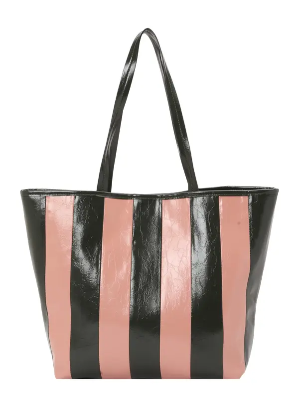 TOPSHOP TOPSHOP Nakupovalna torba 'STEVIE'  smaragd / črna