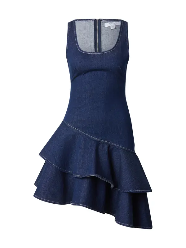 TOPSHOP TOPSHOP Obleka 'ANNIE'  moder denim
