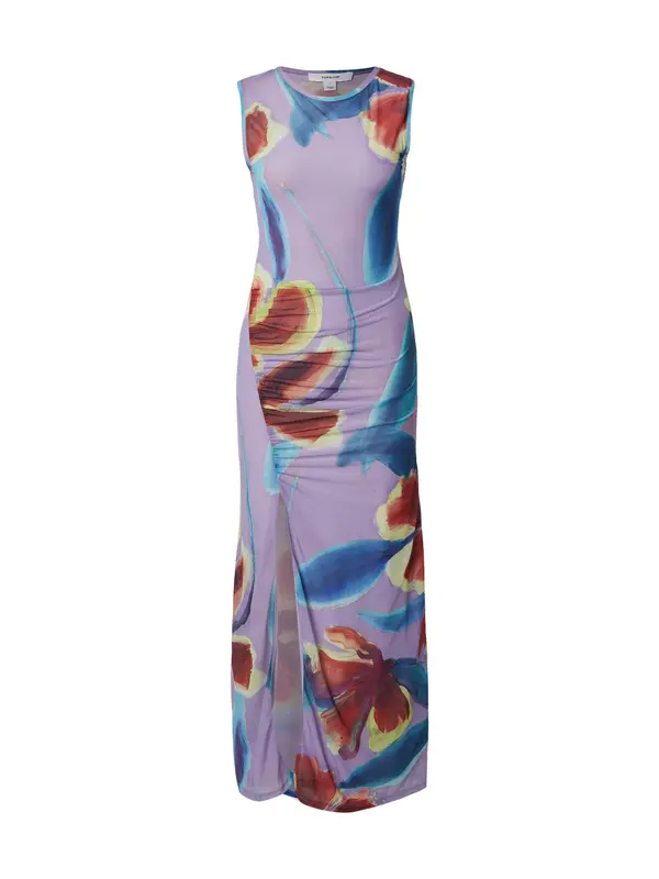 TOPSHOP TOPSHOP Obleka  azur / kivi / mauve / temno rdeča