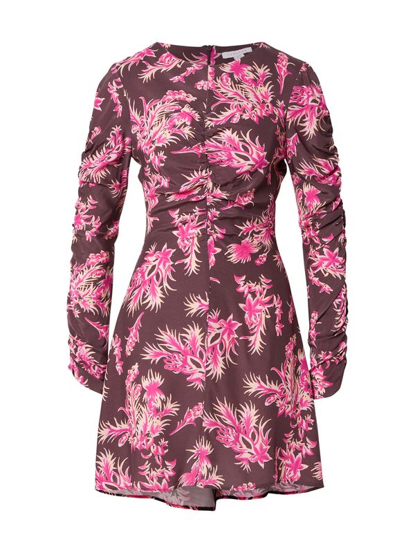 TOPSHOP TOPSHOP Obleka  bež / ciklama / roza / svetlo roza