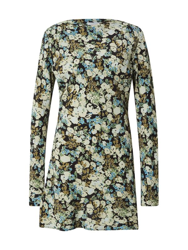 TOPSHOP TOPSHOP Obleka  ecru / azur / oliva / črna