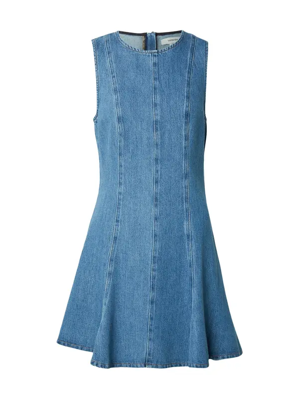TOPSHOP TOPSHOP Obleka 'Lena'  moder denim
