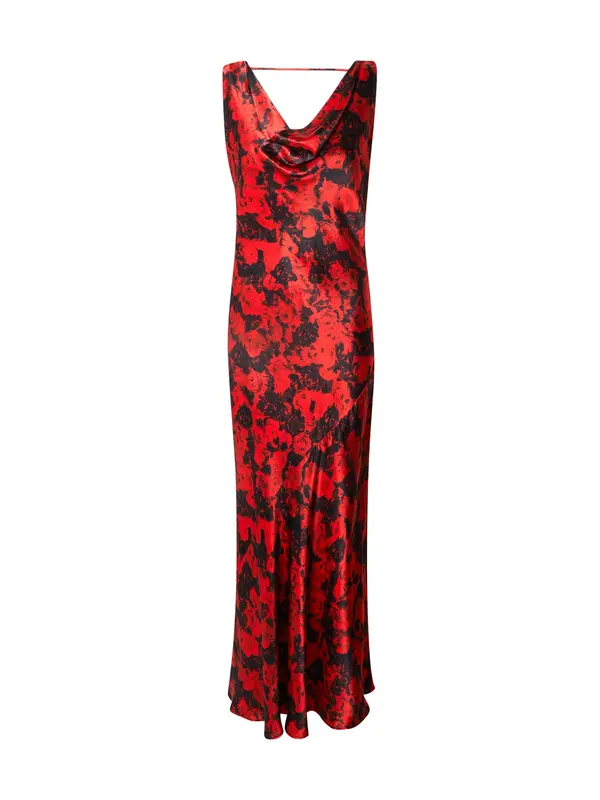 TOPSHOP TOPSHOP Obleka  rdeča / črna
