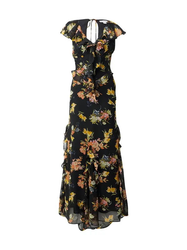 TOPSHOP TOPSHOP Obleka  rumena / oliva / temno oranžna / črna