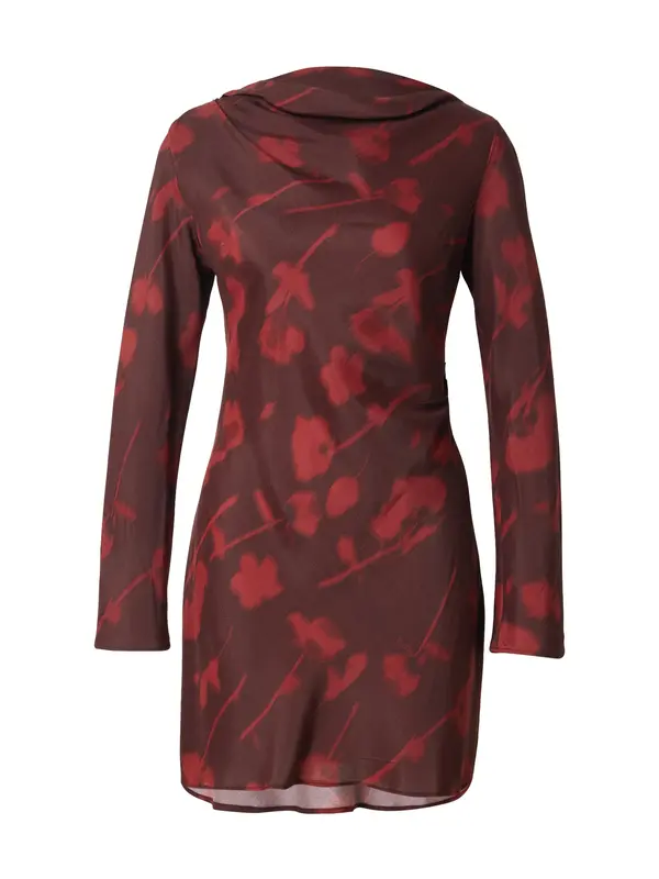 TOPSHOP TOPSHOP Obleka 'SINA'  rdeča / vinsko rdeča