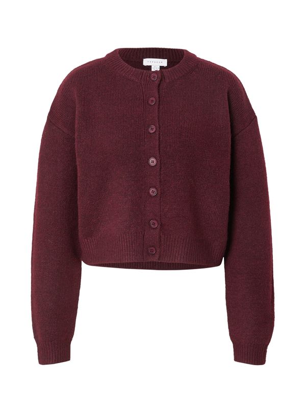 TOPSHOP TOPSHOP Pletena jopa  burgund