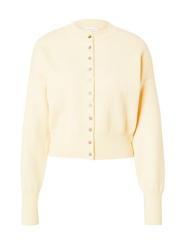 TOPSHOP TOPSHOP Pletena jopa  pastelno rumena