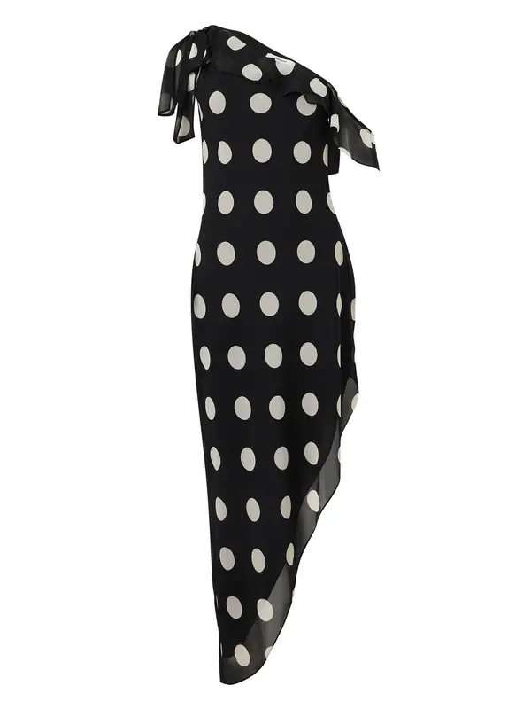 TOPSHOP TOPSHOP Poletna obleka 'NILA'  črna / naravno bela