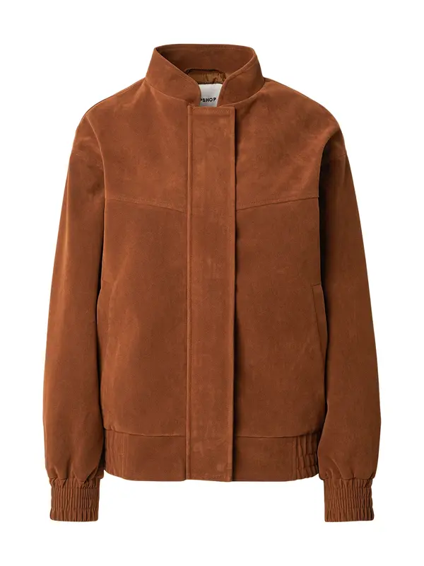 TOPSHOP TOPSHOP Prehodna jakna 'CHARLOTTE'  konjak