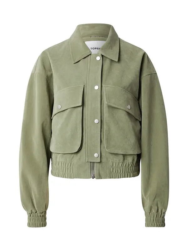 TOPSHOP TOPSHOP Prehodna jakna 'ISABELLA'  pastelno zelena