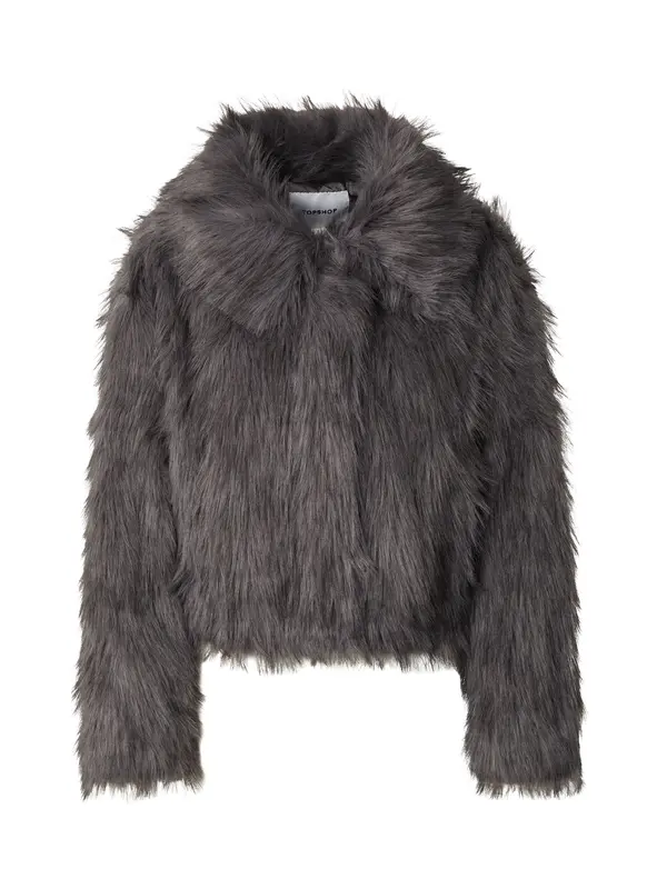 TOPSHOP TOPSHOP Prehodna jakna 'JULIAN'  siva