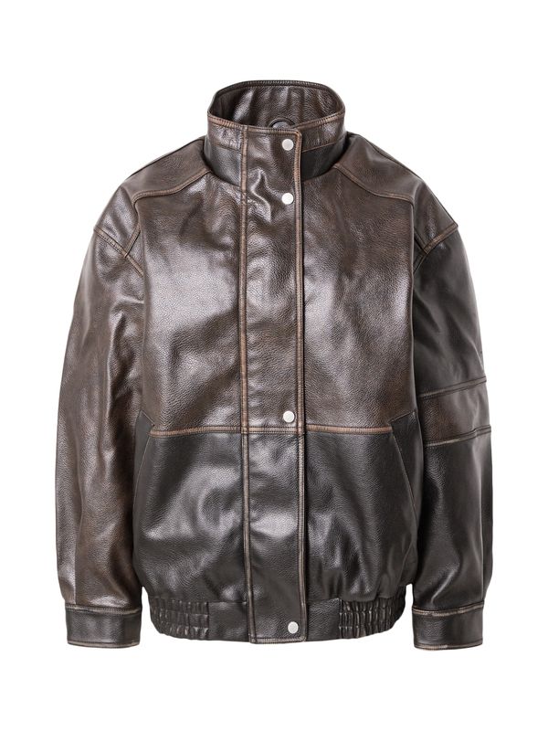 TOPSHOP TOPSHOP Prehodna jakna  rjava / temno rjava / črna