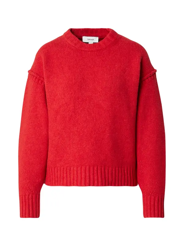 TOPSHOP TOPSHOP Pulover 'SALLY'  rdeča