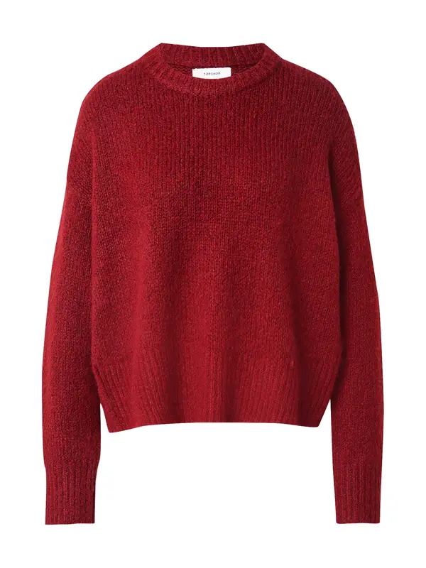 TOPSHOP TOPSHOP Pulover 'Ultimate'  rdeča