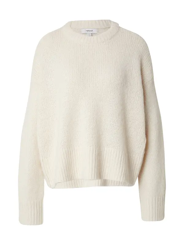 TOPSHOP TOPSHOP Pulover 'ULTIMATE'  volneno bela