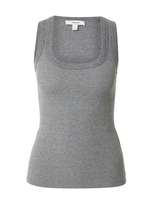 TOPSHOP TOPSHOP Top 'HONEY'  temno siva