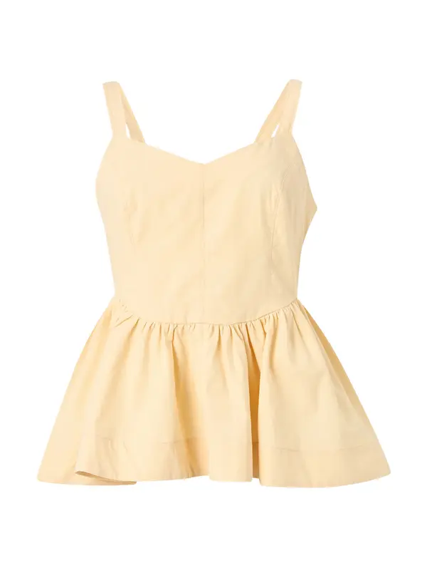TOPSHOP TOPSHOP Top 'MIRANDA'  svetlo rumena
