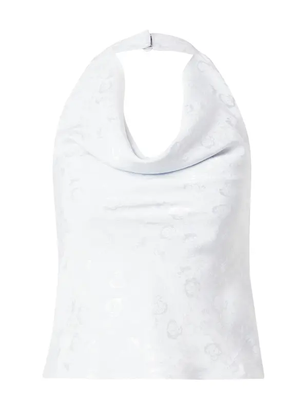 TOPSHOP TOPSHOP Top  pastelno modra / srebrna