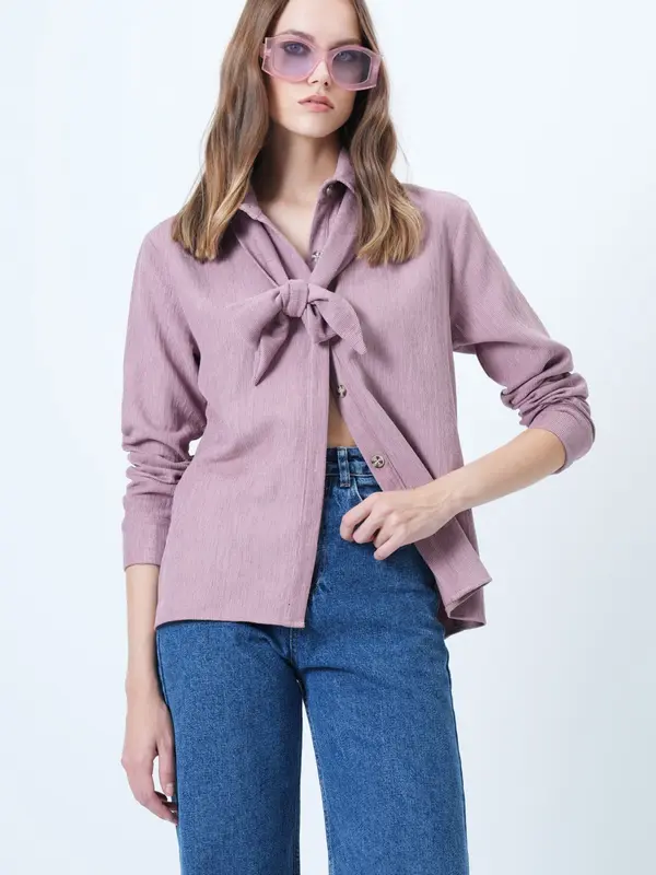 Trend Alaçatı Stili Trend Alaçatı Stili Bluza  staro roza