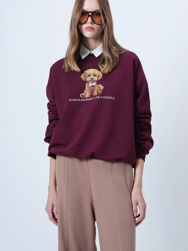 Trend Alaçatı Stili Trend Alaçatı Stili Majica  kremna / konjak / bordo / bela