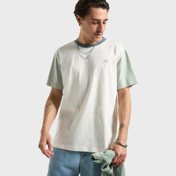 Trendsplant Trendsplant Majica ' COLOR BLOCK '  smaragd
