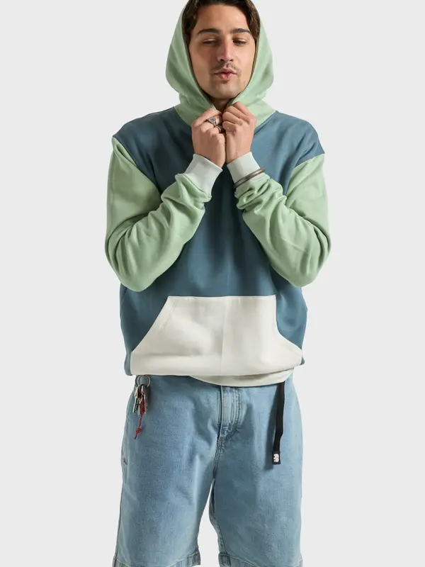 Trendsplant Trendsplant Majica ' COLOR BLOCK '  smaragd
