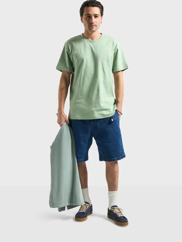 Trendsplant Trendsplant Majica ' ESSENTIAL '  smaragd