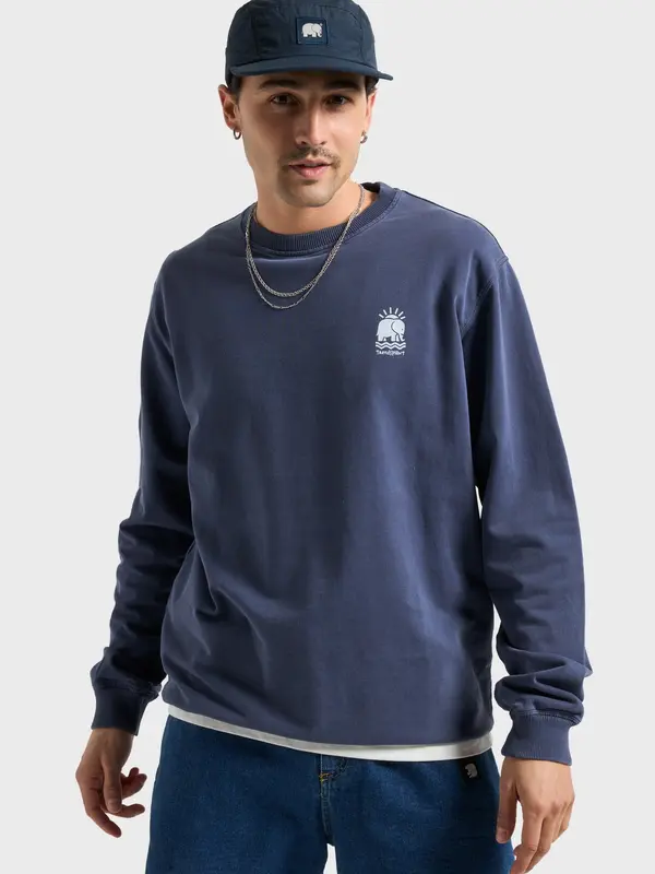 Trendsplant Trendsplant Majica ' LA PLAZA '  marine