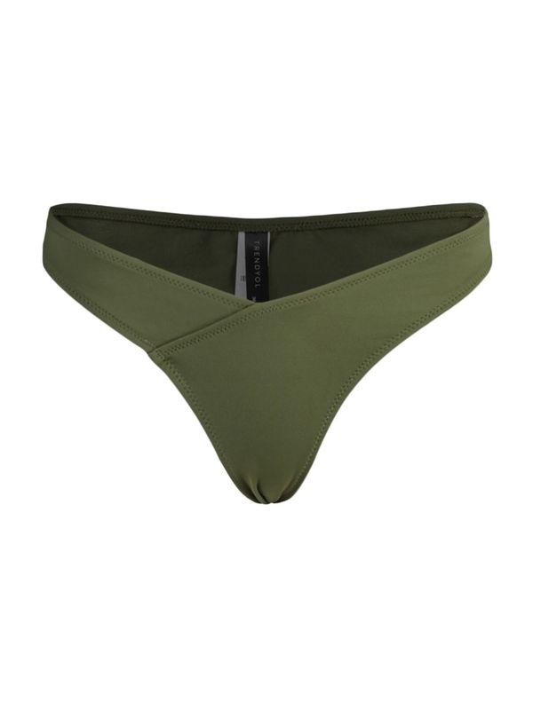 Trendyol Trendyol Bikini hlačke 'Briefs'  zelena