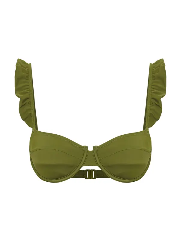 Trendyol Trendyol Bikini zgornji del  oliva