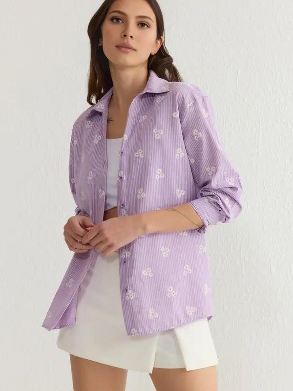 Trendyol Trendyol Bluza  rumena / majnica / bela