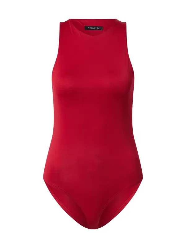 Trendyol Trendyol Bodi majica  burgund