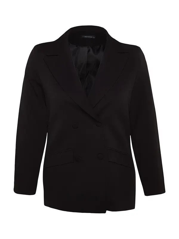 Trendyol Curve Trendyol Curve Blazer  črna