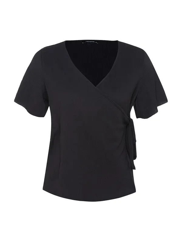 Trendyol Curve Trendyol Curve Bluza  črna