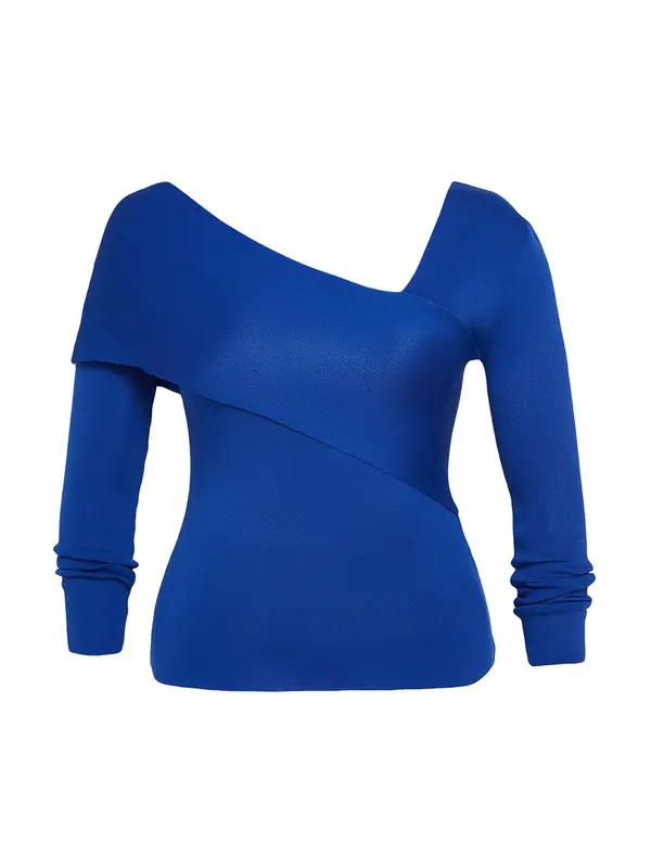 Trendyol Curve Trendyol Curve Pulover  kobalt modra