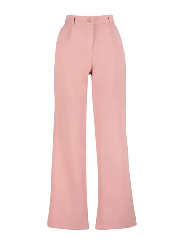 Trendyol Trendyol Hlače z naborki  rosé