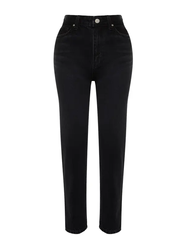 Trendyol Trendyol Kavbojke  črn denim