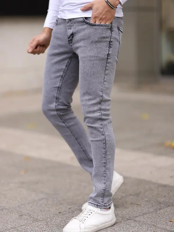 Trendyol Trendyol Kavbojke  siv denim