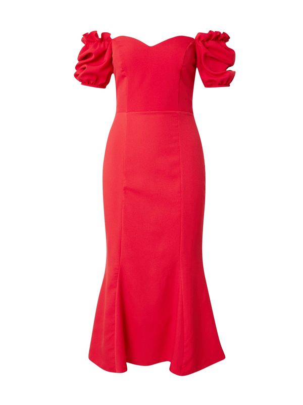 Trendyol Trendyol Koktejl obleka  rdeča