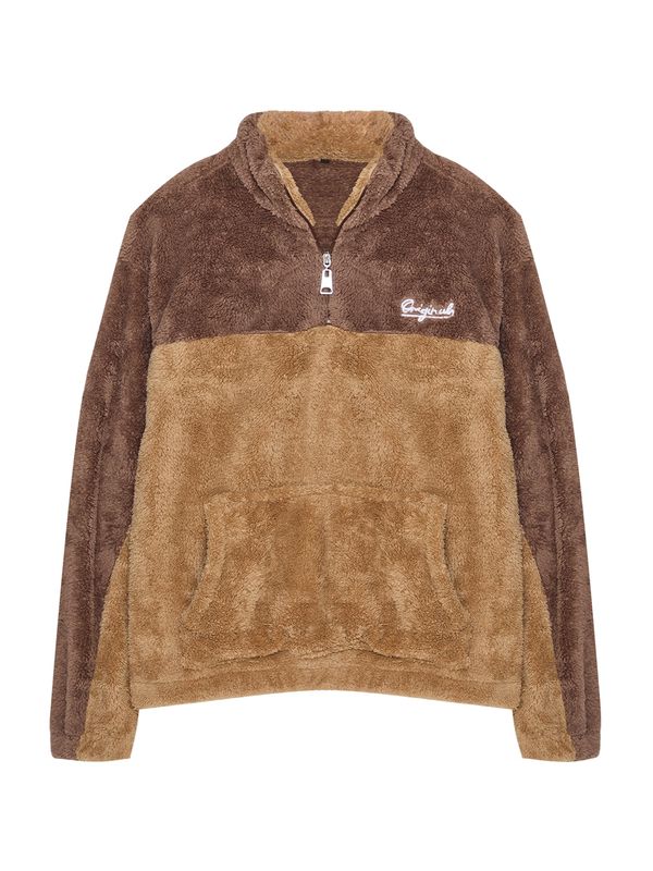 Trendyol Trendyol Majica  kamela / rjava / off-bela