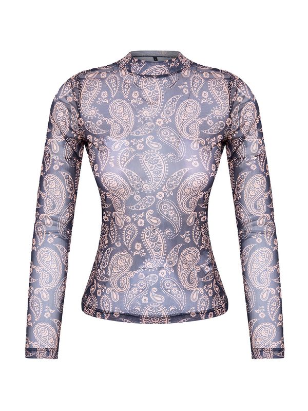 Trendyol Trendyol Majica  marine / pastelno roza