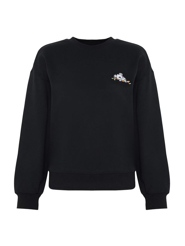 Trendyol Trendyol Majica  siva / črna