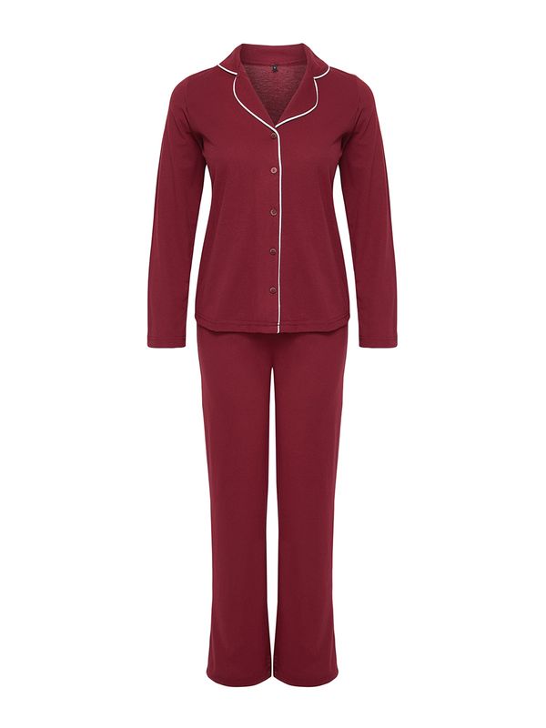 Trendyol Trendyol Pižama  burgund / bela