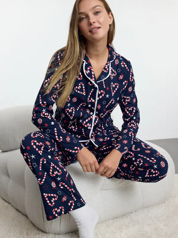 Trendyol Trendyol Pižama  indigo
