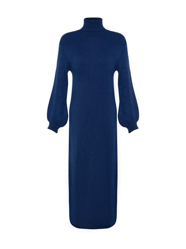 Trendyol Trendyol Pletena obleka  modra