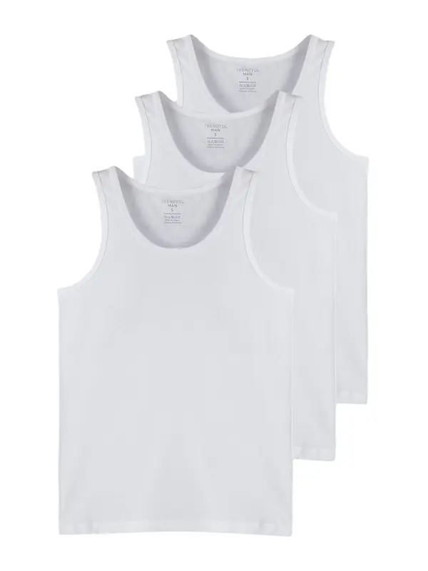 Trendyol Trendyol Spodnja majica 'Athlete'  bela