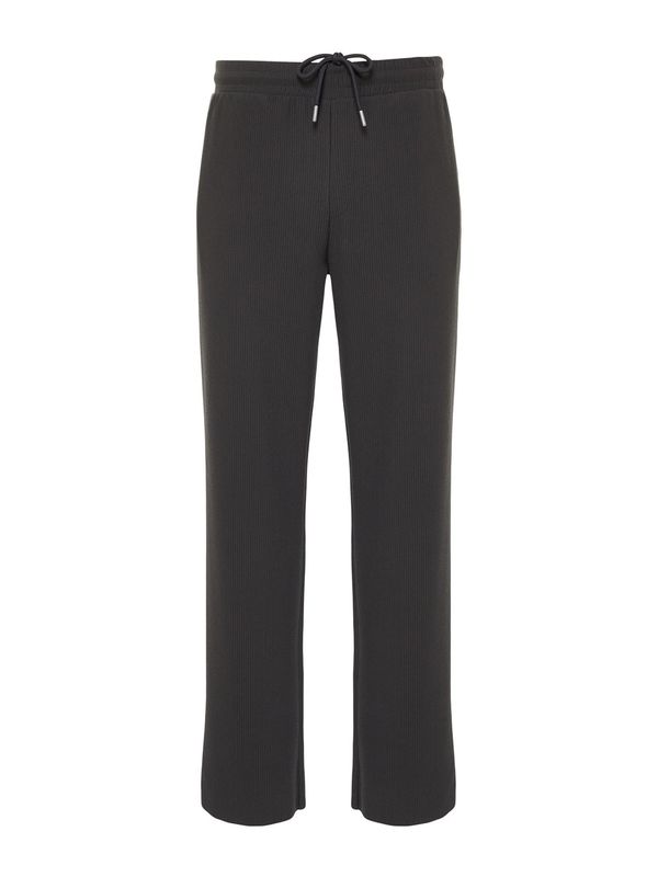 Trendyol Trendyol Športne hlače  temno siva