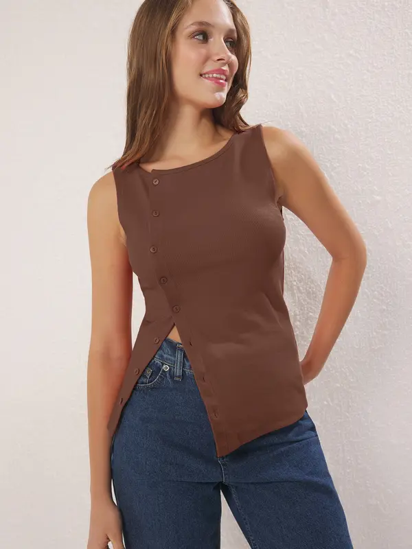 Trendyol Trendyol Top  rjava